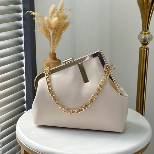 خرید کیف مجلسی فندی fendi کرم