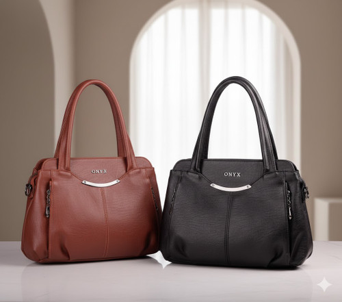 کیف زنانه مجلسی چرم اونیکس onyx مشکی