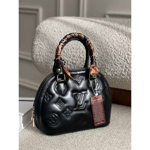 کیف دستی زنانه نیم دایره لویی ویتون LV مشکی